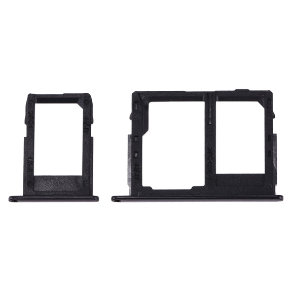 SIM Card Tray + Micro SD Card Tray for Galaxy J3 (2017) Single SIM / J330 & J5 (2017) Single SIM / J530 & J7 (2017) Single SIM / J730 (Black)