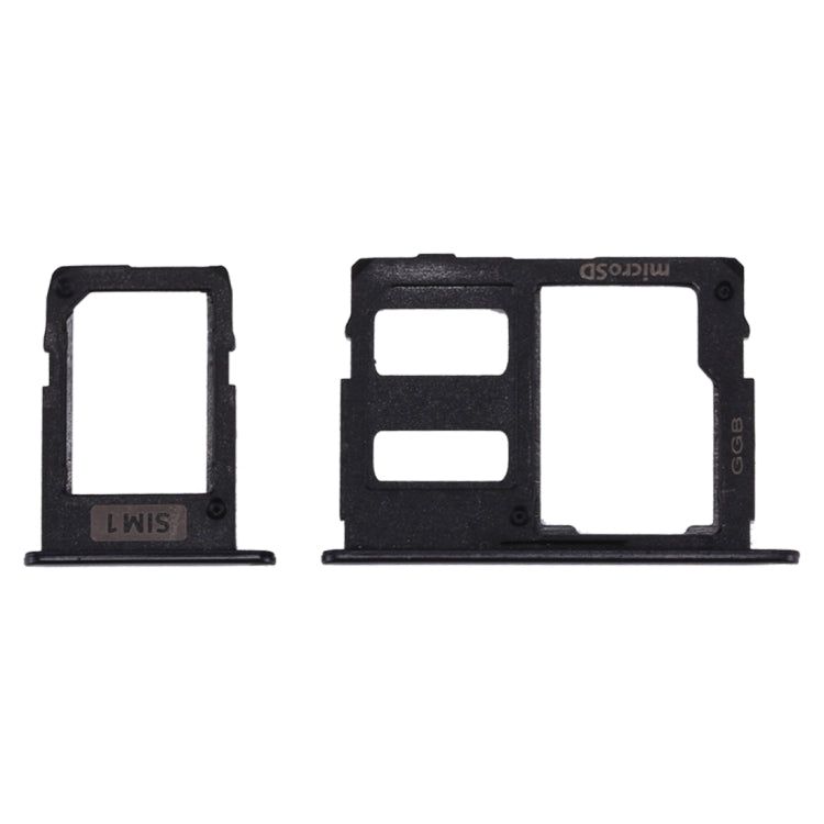 SIM Card Tray + Micro SD Card Tray for Galaxy J3 (2017) Single SIM / J330 & J5 (2017) Single SIM / J530 & J7 (2017) Single SIM / J730 (Black)