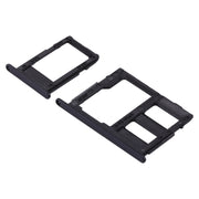 SIM Card Tray + Micro SD Card Tray for Galaxy J3 (2017) Single SIM / J330 & J5 (2017) Single SIM / J530 & J7 (2017) Single SIM / J730 (Black)