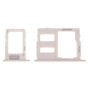 For Galaxy J3 (2017) Single SIM / J330 & J5 (2017) Single SIM / J530 & J7 (2017) Single SIM / J730 SIM Card Tray + Micro SD Card Tray (Gold)
