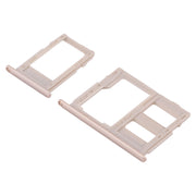 For Galaxy J3 (2017) Single SIM / J330 & J5 (2017) Single SIM / J530 & J7 (2017) Single SIM / J730 SIM Card Tray + Micro SD Card Tray (Gold)