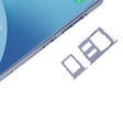For Galaxy J3 (2017) Single SIM / J330 & J5 (2017) Single SIM / J530 & J7 (2017) Single SIM / J730 SIM Card Tray + Micro SD Card Tray (Blue) - free shipping - PMc TechLife - Order now!
