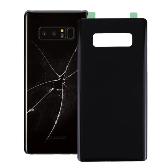 For Galaxy Note 8 Battery Back Cover with Adhesive (Black)
