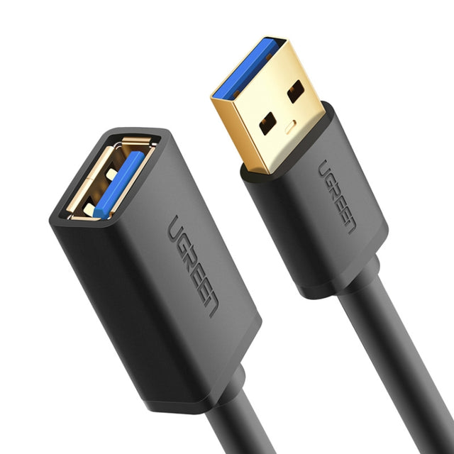Ugreen 1m USB 3.0 Male to Female Data Sync Super Speed Transmission Extension Cord Cable