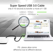 Ugreen 1m USB 3.0 Male to Female Data Sync Super Speed Transmission Extension Cord Cable