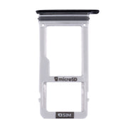 For Galaxy A3 (2017) / A320 SIM Card Tray + Micro SD Card Tray (Black)