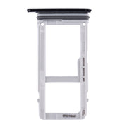 For Galaxy A3 (2017) / A320 SIM Card Tray + Micro SD Card Tray (Black)