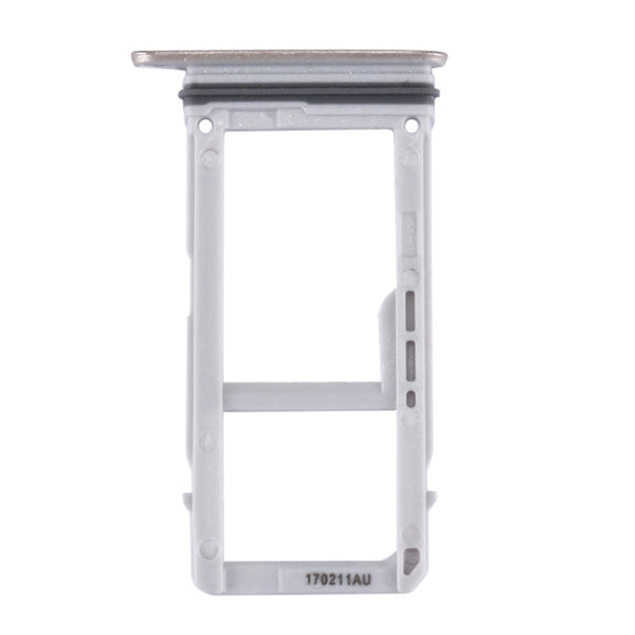 For Galaxy A3 (2017) / A320 SIM Card Tray + Micro SD Card Tray (Gold)