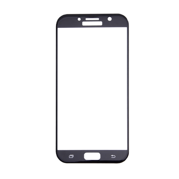 For Galaxy A7 (2017) / A720 0.26mm 9H Surface Hardness Explosion-proof Silk-screen Tempered Glass Curved Full Screen Film (Black)