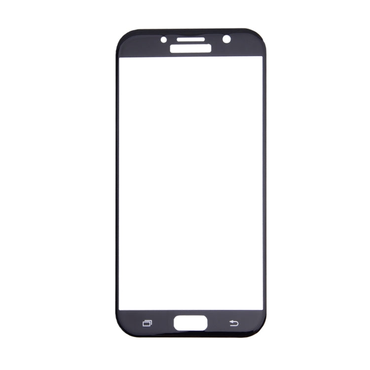For Galaxy A7 (2017) / A720 0.26mm 9H Surface Hardness Explosion-proof Silk-screen Tempered Glass Curved Full Screen Film (Black)