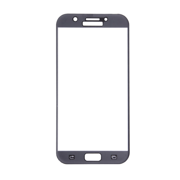 For Galaxy A7 (2017) / A720 0.26mm 9H Surface Hardness Explosion-proof Silk-screen Tempered Glass Curved Full Screen Film (Black)