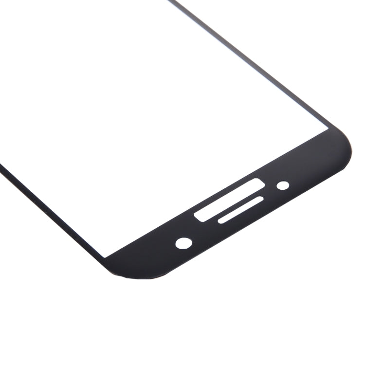 For Galaxy A7 (2017) / A720 0.26mm 9H Surface Hardness Explosion-proof Silk-screen Tempered Glass Curved Full Screen Film (Black)
