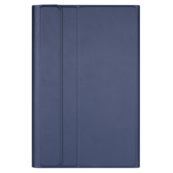 DY510D Colorful Lighting Detachable Plastic Bluetooth Keyboard Tablet Case for Samsung Galaxy Tab A 10.1 (2019) T510 / T511, with Holder (Sapphire Blue)