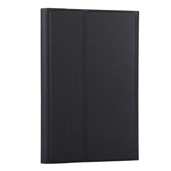 Ultra-thin Detachable Magnetic Bluetooth Keyboard Leather Tablet Case for Galaxy Tab A 8.0 2019 P200 / P205, with Holder(Black)