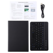 Ultra-thin Detachable Magnetic Bluetooth Keyboard Leather Tablet Case for Galaxy Tab A 8.0 2019 P200 / P205, with Holder(Black)