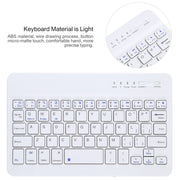 Ultra-thin Detachable Magnetic Bluetooth Keyboard Leather Tablet Case for Galaxy Tab A 8.0 2019 P200 / P205, with Holder(Gold)