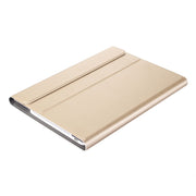 A860 For Samsung Galaxy Tab S6 10.5 inch T860 / T865 Detachable Bluetooth Keyboard Tablet Case with Pen Holder Elastic Strap(Gold)