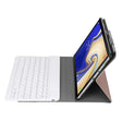 A720 Bluetooth 3.0 Ultra-thin Detachable Bluetooth Keyboard Leather Tablet Case + Leather Tablet Case for Samsung Galaxy Tab S5e T720, with Pen Slot & Holder(Rose Gold) - Samsung Keyboard by PMC TechLife | Online Shopping South Africa | PMC TechLife