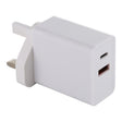 24W PD + QC3.0 Fast Charger Power Adapter Plug Adapter UK Plug - Plug Adaptor by PMC TechLife | Online Shopping South Africa | PMC TechLife | Buy Now Pay Later Mobicred