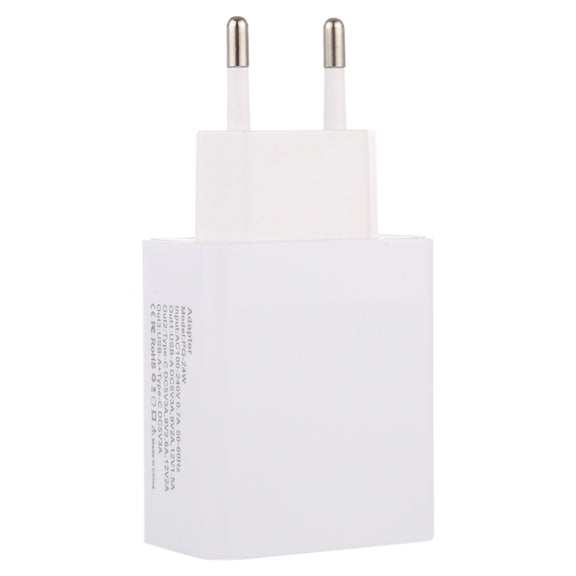 24W PD + QC3.0 Fast Charger Power Adapter Plug Adapter EU Plug