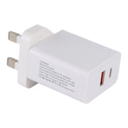 24W PD + QC3.0 Fast Charger Power Adapter Plug Adapter UK Plug