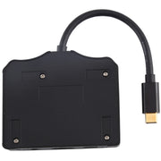 V178B USB-C / Type-C to USB 3.0 x 3 + USB-C / Type-C + HDMI + Audio Port + SD / TF Card Reader Multi-function HUB Adapter