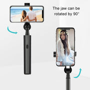 CYKE P9 Universal Stretchable Hidden One-piece Wireless Bluetooth Selfie Stick(Pink)