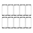 For Galaxy J7 Prime / G610 10pcs Front Housing Adhesive - free shipping - PMc TechLife - Order now!