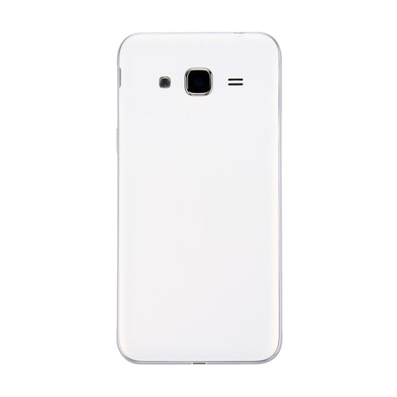 For Galaxy J3 (2016) / J320 (Double card version) Battery Back Cover + Middle Frame Bezel (White)