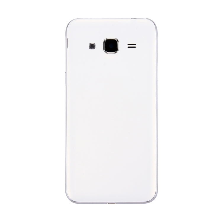 For Galaxy J3 (2016) / J320 (Double card version) Battery Back Cover + Middle Frame Bezel (White)