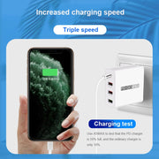 WLX-A6 4 Ports Quick Charging USB Travel Charger Power Adapter, EU Plug