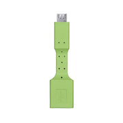 5 PCS Micro USB Male to USB 3.0 Female OTG Adapter (Green)