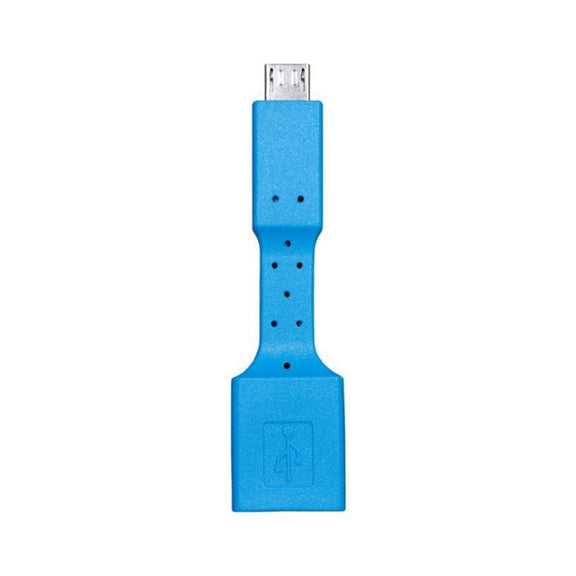 5 PCS Micro USB Male to USB 3.0 Female OTG Adapter (Blue)