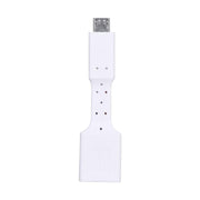 5 PCS Micro USB Male to USB 3.0 Female OTG Adapter (White)