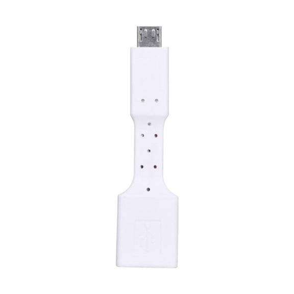 5 PCS Micro USB Male to USB 3.0 Female OTG Adapter (White)