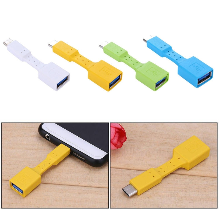 5 PCS USB-C / Type-C Male to USB 3.0 Female OTG Adapter (Black)