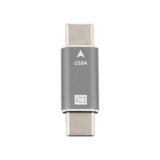 USB-C / Type-C 4.0 Male to Male Plug Converter 40Gbps Data Sync Adapter