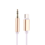 1m USB-C / Type-C to 3.5mm Male Audio Adapter Cable(Gold)