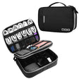 Multi-functional Headphone Charger Data Cable Storage Bag Portable Power Pack, Size: L, 25 x 18 x 7cm (Black) - Other by PMC TechLife | Online Shopping South Africa | PMC TechLife | Buy Now Pay Later Mobicred