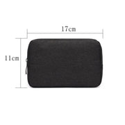 Multi-functional Headphone Charger Data Cable Storage Bag Power Pack, Size: S, 17 x 11.5 x 5.5cm (Black)