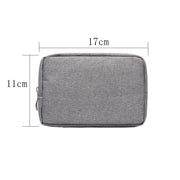 Multi-functional Headphone Charger Data Cable Storage Bag Power Pack, Size: S, 17 x 11.5 x 5.5cm (Grey)