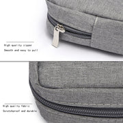 Multi-functional Headphone Charger Data Cable Storage Bag Power Pack, Size: S, 17 x 11.5 x 5.5cm (Grey)