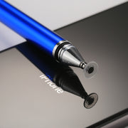 Universal 2 in 1 Multifunction Round Thin Tip Capacitive Touch Screen Stylus Pen, For iPhone, iPad, Samsung, and Other Capacitive Touch Screen Smartphones or Tablet PC(Dark Blue)