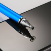Universal 2 in 1 Multifunction Round Thin Tip Capacitive Touch Screen Stylus Pen, For iPhone, iPad, Samsung, and Other Capacitive Touch Screen Smartphones or Tablet PC(Blue)
