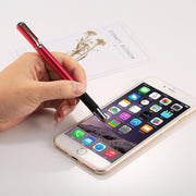 Universal 2 in 1 Multifunction Round Thin Tip Capacitive Touch Screen Stylus Pen, For iPhone, iPad, Samsung, and Other Capacitive Touch Screen Smartphones or Tablet PC(Magenta)
