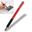 Universal 2 in 1 Multifunction Round Thin Tip Capacitive Touch Screen Stylus Pen, For iPhone, iPad, Samsung, and Other Capacitive Touch Screen Smartphones or Tablet PC(Red) - free shipping - PMc TechLife - Order now!