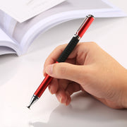 Universal 2 in 1 Multifunction Round Thin Tip Capacitive Touch Screen Stylus Pen, For iPhone, iPad, Samsung, and Other Capacitive Touch Screen Smartphones or Tablet PC(Red)