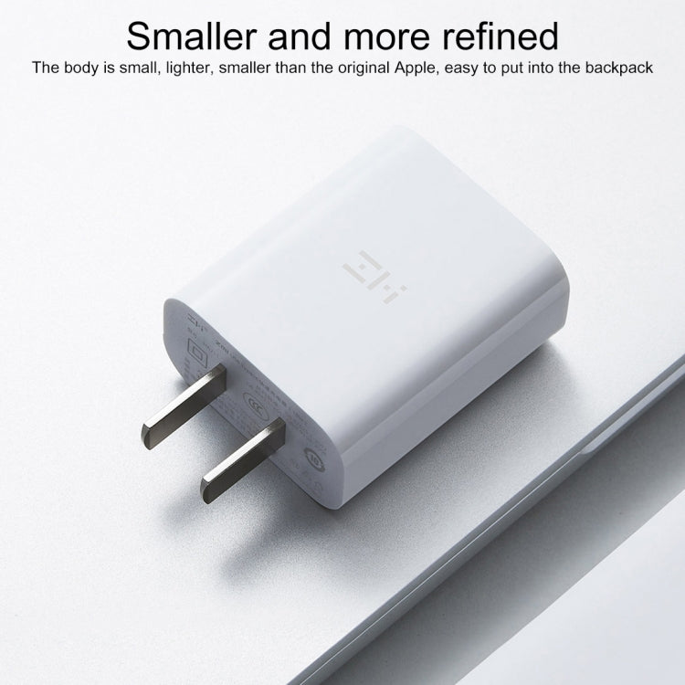 Original Xiaomi Youpin ZMI 20W Type-C / USB-C Quick Charger Power Adapter, US Plug(White)