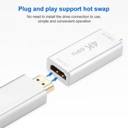 USB-C / Type-C Male to HDMI Female Aluminum-magnesium Alloy Adapter (Gold)