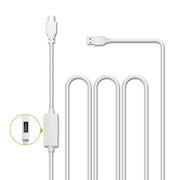 OTG-Y-02 USB 2.0 Male to Micro USB Male + USB Female OTG Charging Data Cable for Android Phones / Tablets with OTG Function, Length: 1.1m (White)